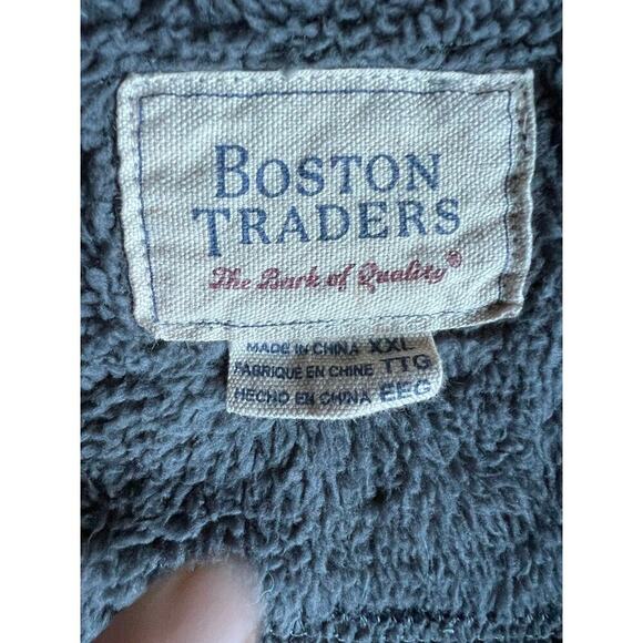 Men's Boston Traders fleece lined fleece shirt jacket size 2XL - Picture 4 of 6